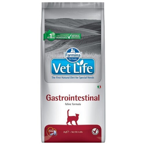 Корм сухой FARMINA Vet Life Gastrointestinal, для кошек, 400 г