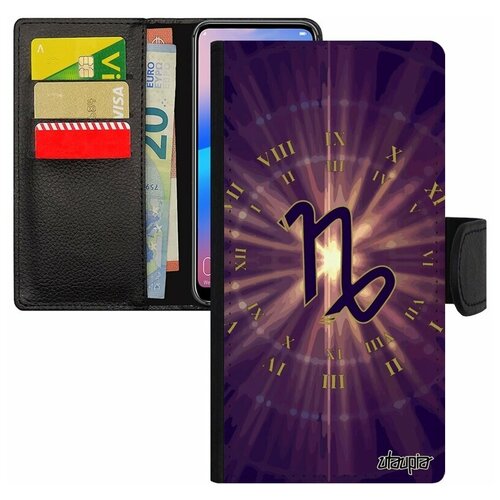 фото Чехол-книжка на телефон самсунг галакси s8 уникальный дизайн гороскоп календарь utaupia