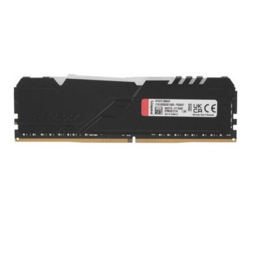 Модуль памяти Kingston Fury Beast 8Gb DDR4, Dimm 3733МГц KF437C19BBA/8