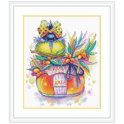 фото Набор для вышивания м.п.студия м №22 №393 солнечная облепиха 18 х 22 см 1 шт. жар-птица