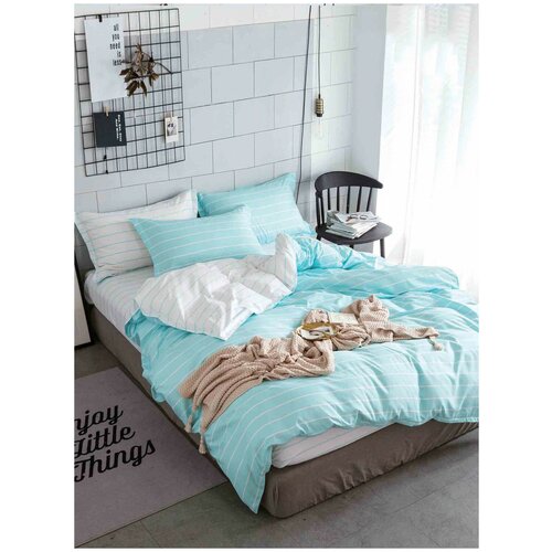 фото Комплект постельного белья dream fly евро 2 наволочки микросатин tango