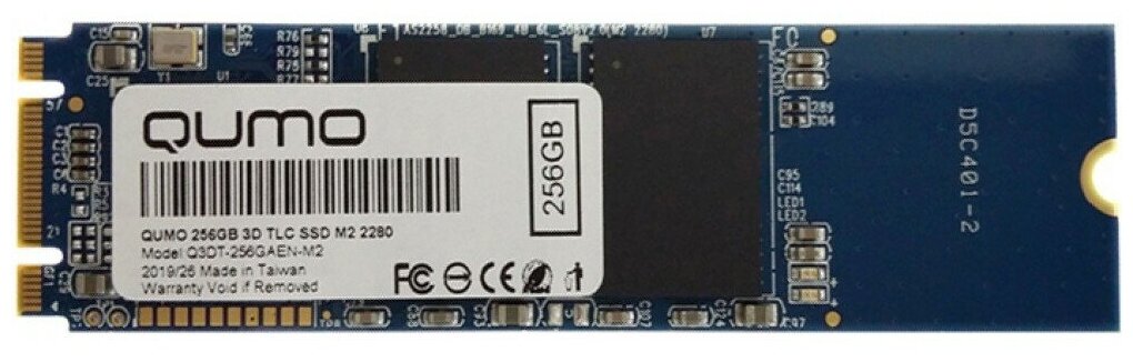 Qumo накопитель M.2 SSD 256GB QM Novation Q3DT-256GAEN-M2 OEM