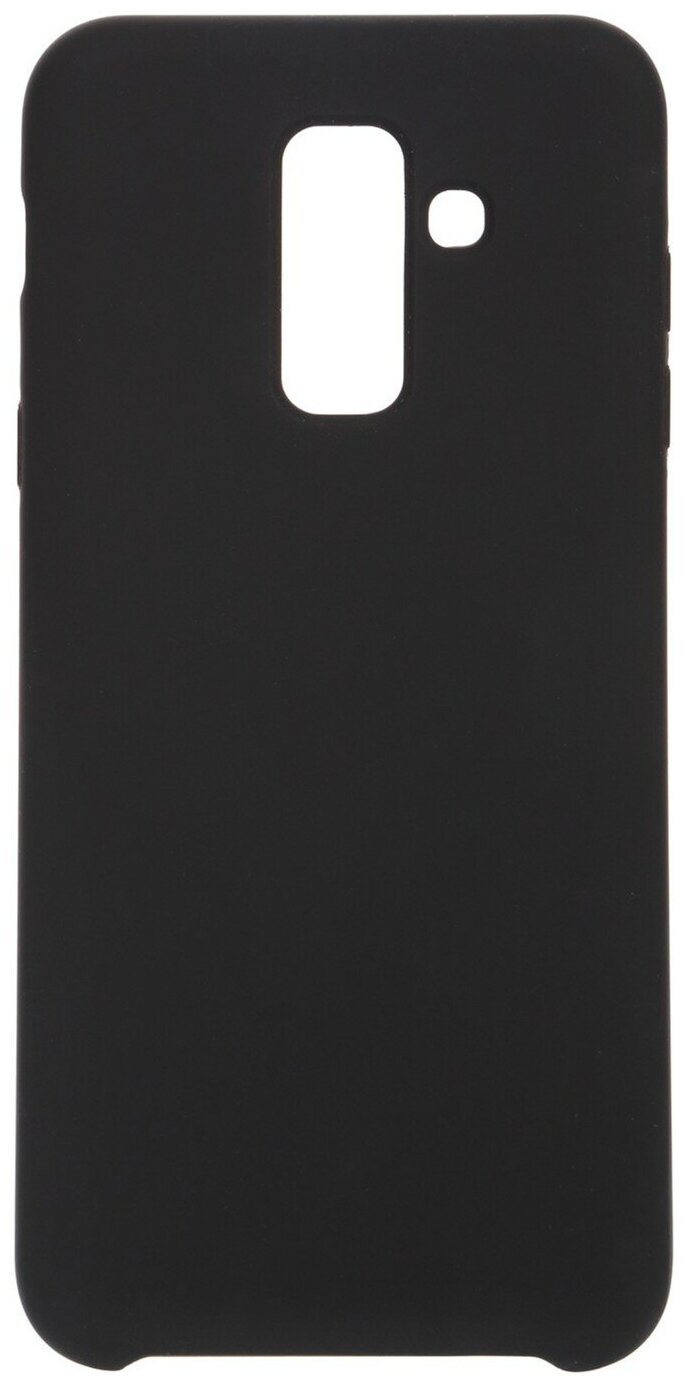 Чехол силиконовый Samsung A605G, Galaxy A6Plus(2018), Silicone case, черный
