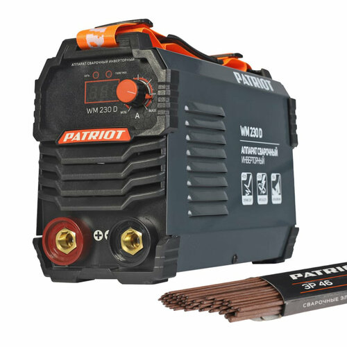 Сварочный аппарат инверторного типа Patriot WM230D с маской 311D 11000 Вт 911900₽