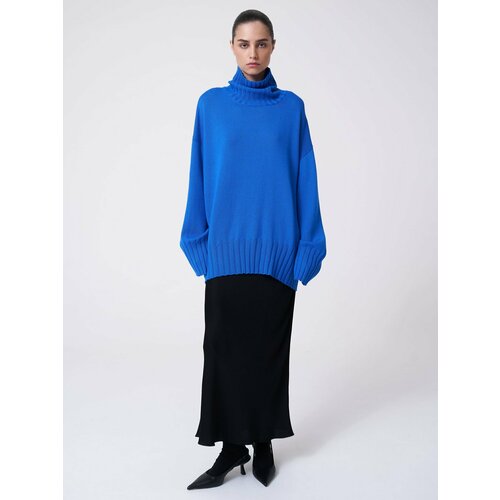 фото Свитер patratskaya, размер oversize, синий