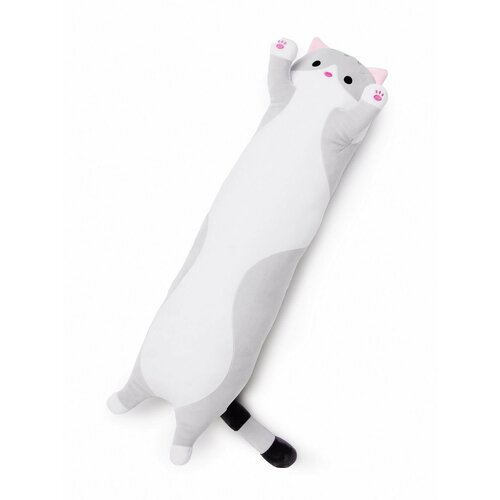 Мягкая игрушка СмолТойс Котенок серый 86 см мягкая игрушка смолтойс котенок валик 33 см