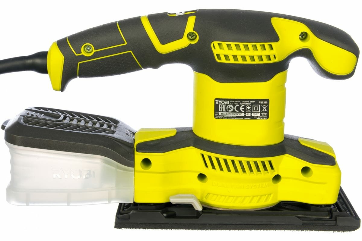 Ryobi Виброшлифмашина RSS280-S 5133003502 - фотография № 2