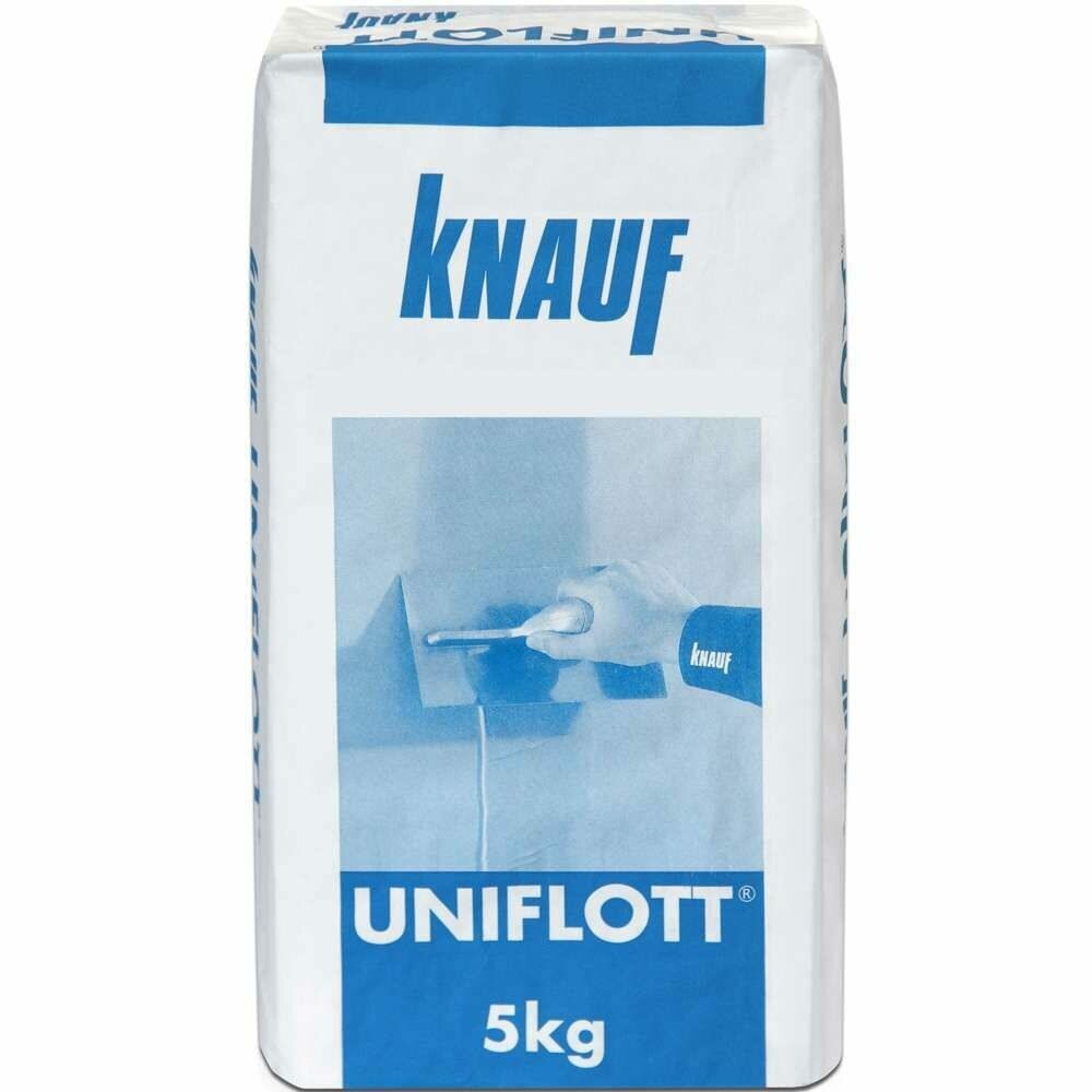 Шпаклевка КНАУФ-Унифлот на гипсовой основе, высокопрочная, 5 кг Knauf - фото №17