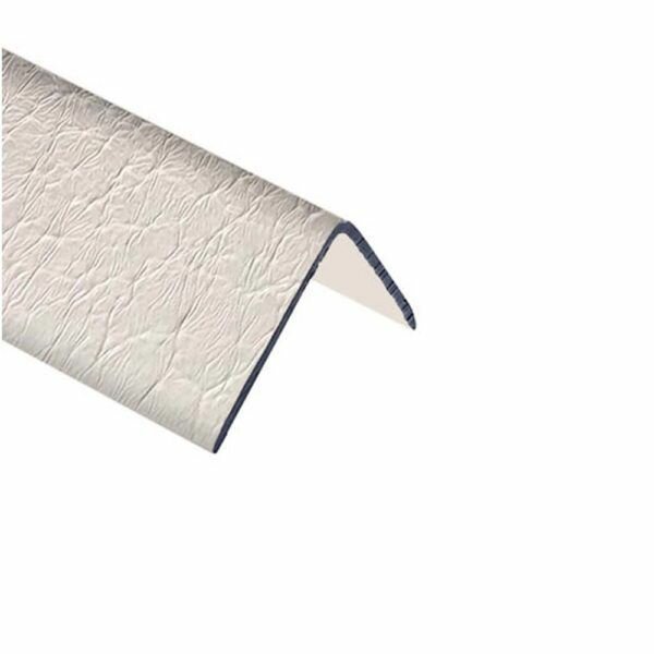 фото Алюминиевый отделочный уголок У-15х15 мм белый муар, 2,7м