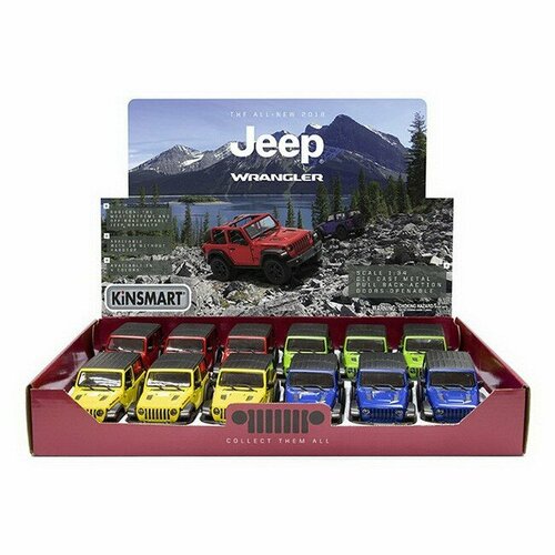 Модель 1:34 КТ5412D PJeep Wrangler (цена за 1шт.)