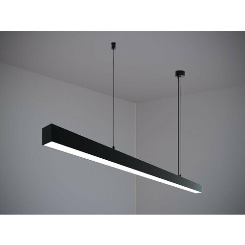 Модный свет Линейный подвесной светильник MODALINE P55 1,5м 33Вт 6500K чёрный