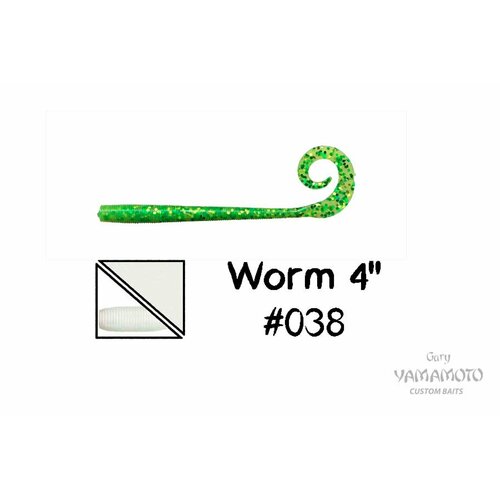 higashi приманка gary yamamoto worm 4 038 Higashi Приманка GARY YAMAMOTO Worm 4 #038