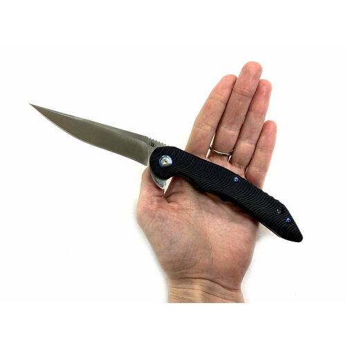 фото Складной нож зубочистка, сталь 9cr18mov reptilian