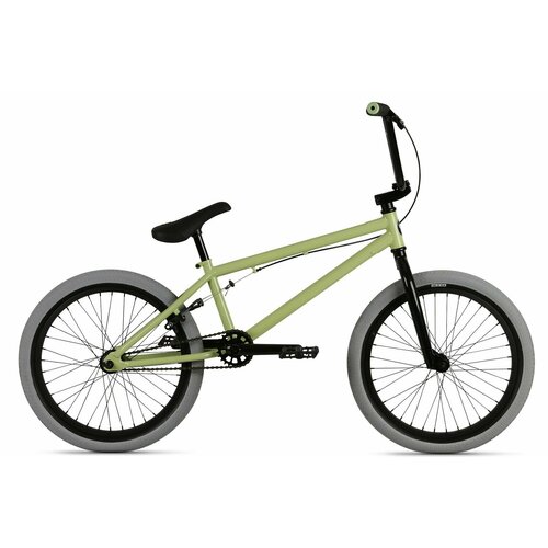 фото Экстремальный велосипед haro premium stray 20, год 2021, цвет зеленый, ростовка 20.5