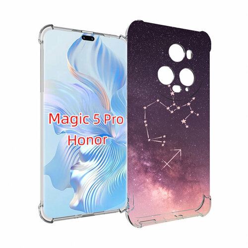 Чехол MyPads знак-зодиака-стрелец-2 для Honor Magic 5 Pro задняя-панель-накладка-бампер