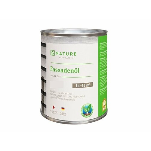 Gnature Масло для фасада GNature 285 Fassadenöl 0,75 л. 2594 Серебристо-бронзовый металлик