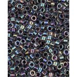 Бисер Miyuki Delica, цилиндрический, размер 11/0, цвет: Окрашенный изнутри радужный светло-фиолетовый, 4,5 грамм - изображение