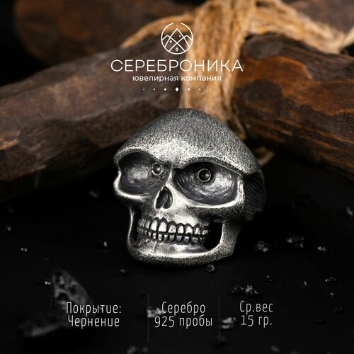 Печатка, серебро, 925 проба, размер 21, серебряный