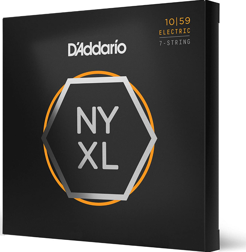 Струны для 7-струнной электрогитары DAddario NYXL1059 — фото 1