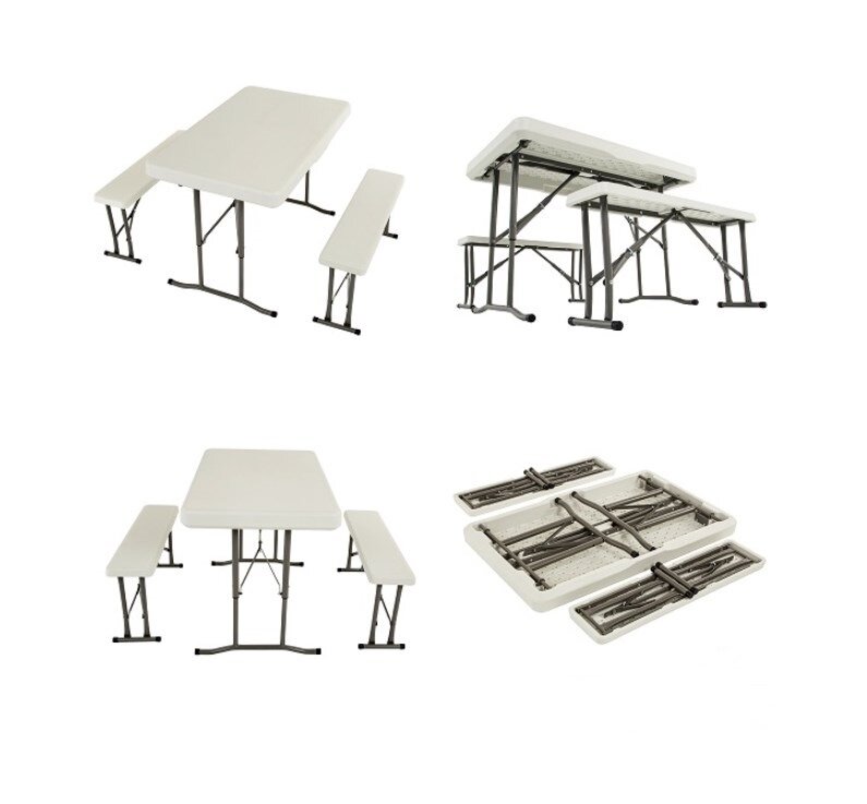 Набор мебели (стол складной и 2 складные скамьи) Green Glade В113