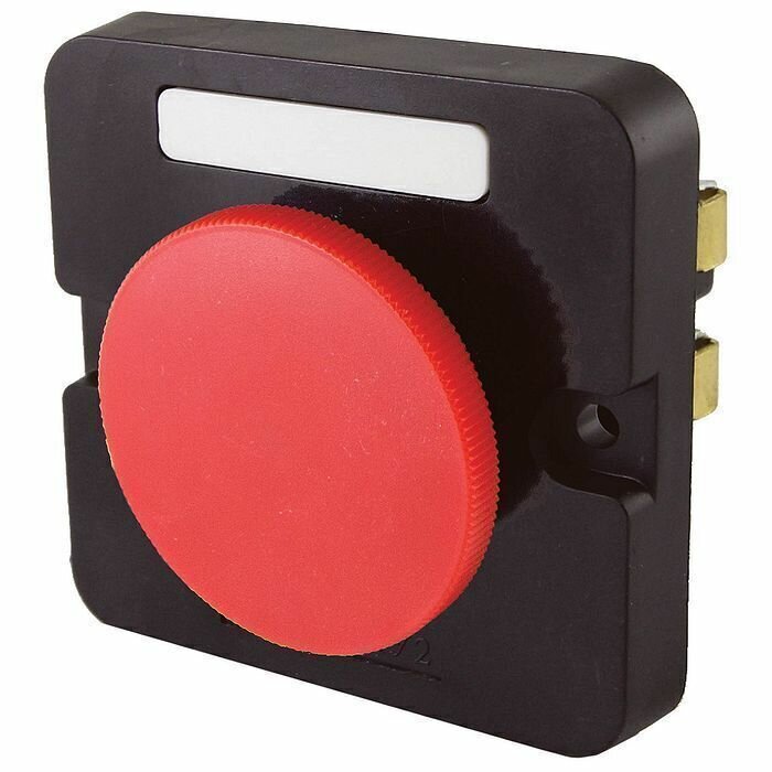 Кнопочный пост (1 кнопка, красный гриб, IP40)