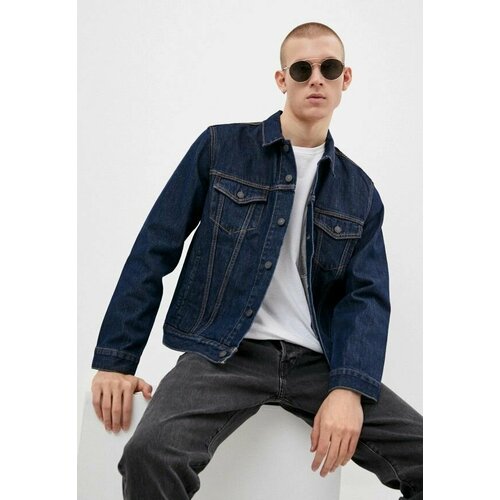 фото Куртка джинсовая levi's men the trucker jacket, размер s, синий
