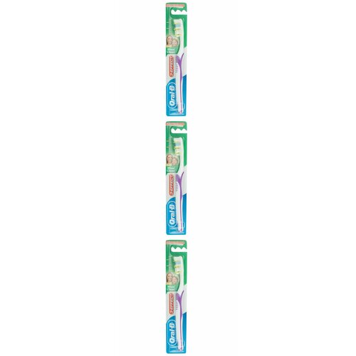 Oral-B Зубная щетка Vision 3, Эффект Maxi Clean, 40 Medium, 3 шт.