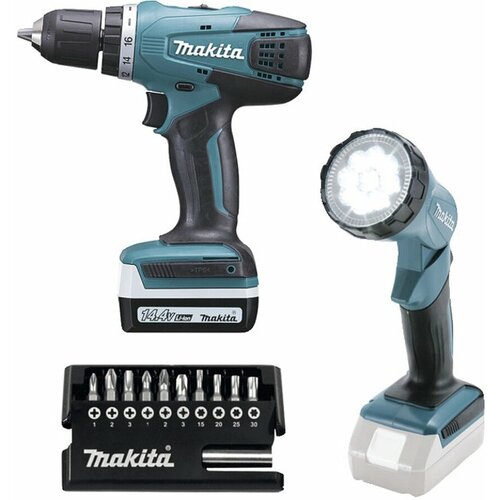 Дрель-шуруповерт Makita DF347DWLX1 20823₽