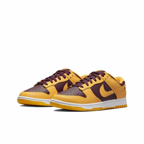 Кроссовки NIKE Dunk Low, размер 44 EU / 28 cm, мультиколор, оранжевый