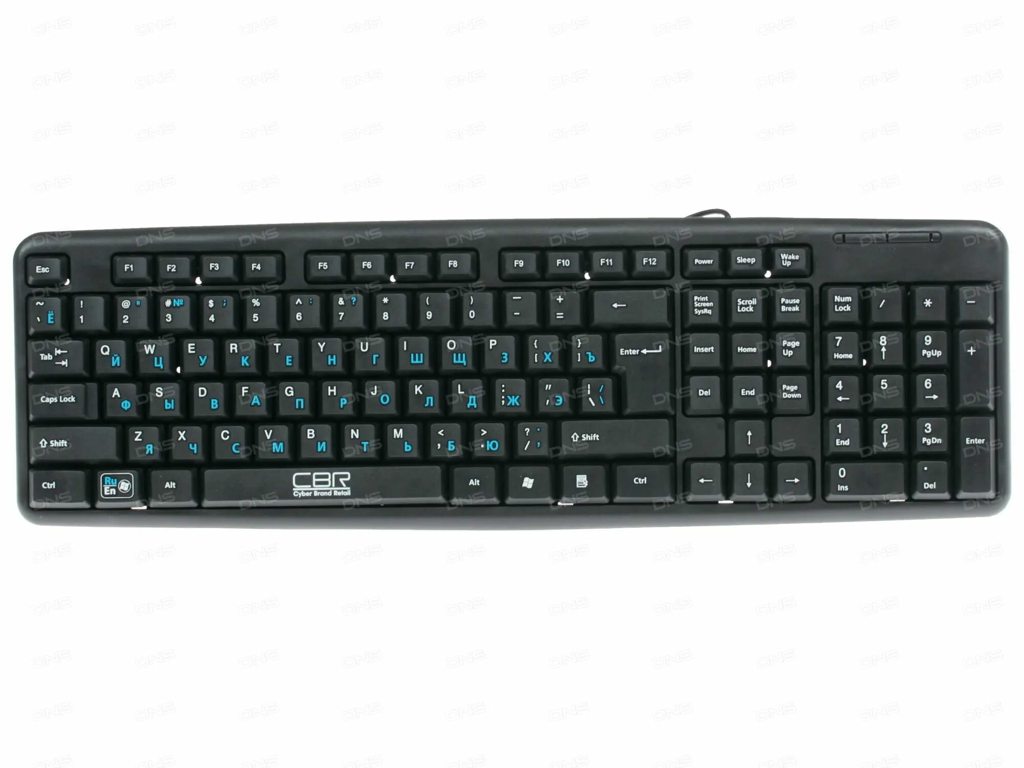 CBR Клавиатура KB 107 USB, черный