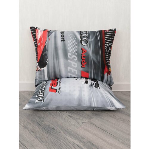 Наволочки для детей 4060 с рисунком транспорта и спорта 2шт хлопок 100 ИНТЕТЕКС 460₽