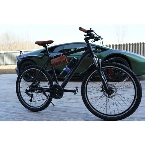 Велосипед 26 Richiesto алюминиевая рама 19 Горный Взрослый Подростковый черно-коричневый 25900₽