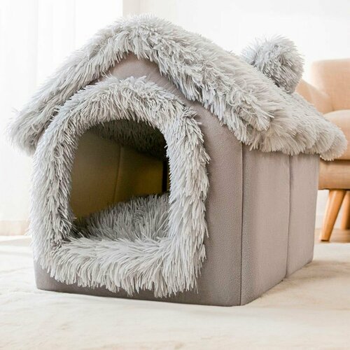 Домик-лежанка для собак и кошек Иглу размер М лежанка для животных 3035₽