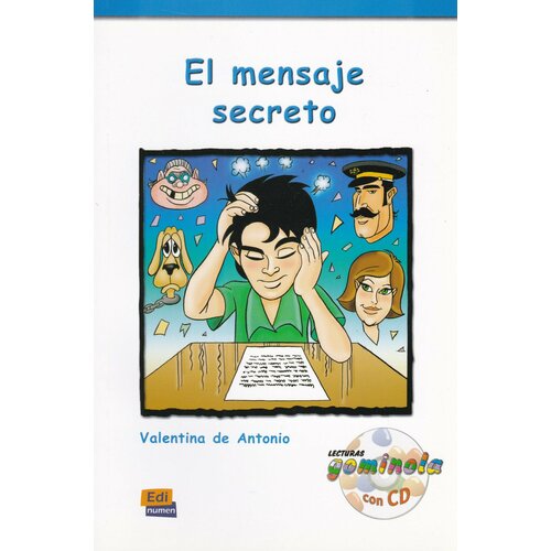 Mensaje secreto Libro+CD, адаптированная книга на испанском языке уровня A2-B1