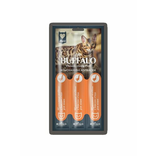 Колбаски с мясом утки для кошек