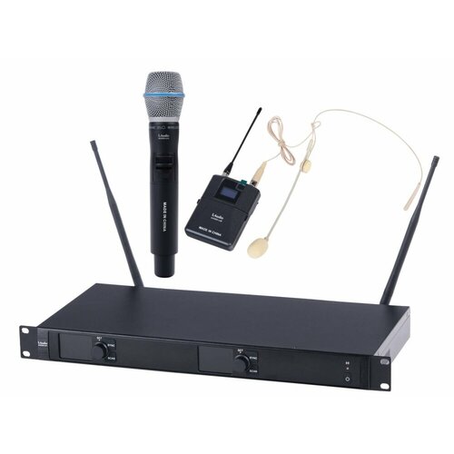 LAudio 6000-UV Беспроводная микрофонная система ручной передатчик и головной микрофон 7097000₽