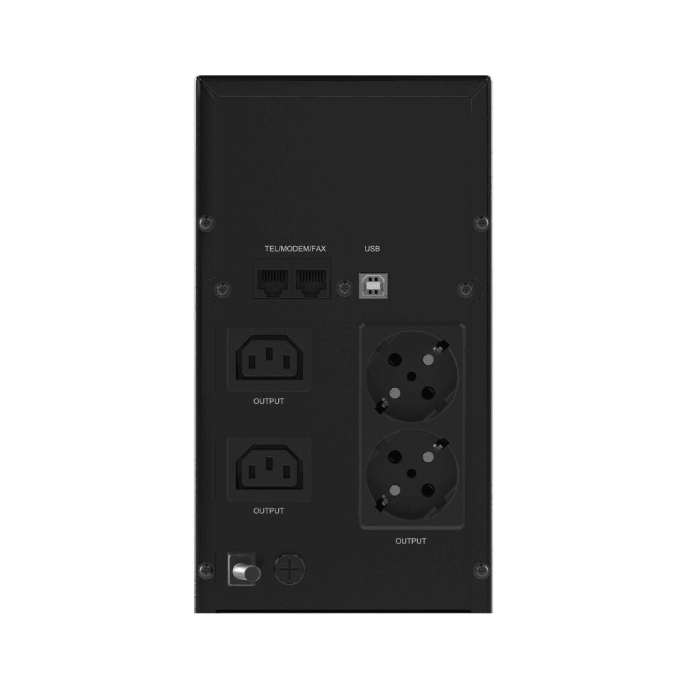 INFOLCD2000SI ИБП Info LCD, 2000 ВА, IEC (2), Schuko (2), USB + RJ45 ДКС - фото №8