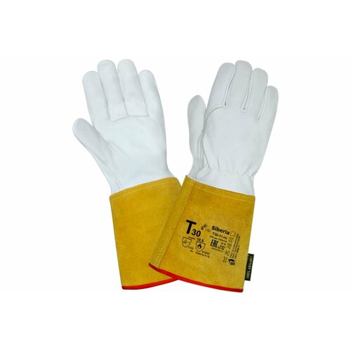 2Hands Перчатки (краги) (Siberia) овечья кожа/спилок КРС/швы Kevlar Т30-11-ru 8,5 Siberia краги 2hendsracha siberia t12 11 ru 1 пара