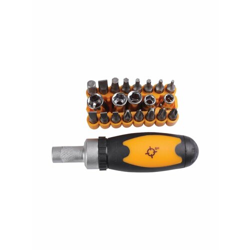 Отвертка с набором битов и торц головок 22 п 90381 600₽