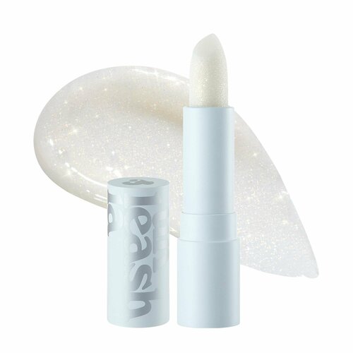 Бальзам для губ с блестками | Unleashia Glacier Vegan Lip Balm No. 1 Snow frost