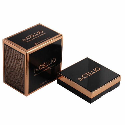 Кушон для лица осветляющий с муцином улитки DrCellio Whitening Lifting Black Snail Cushion 21 1921₽