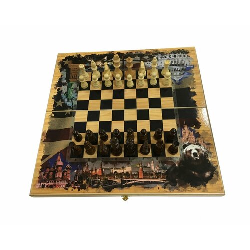 Подарочные нарды и шахматы Гамбит миротворцев подарочные шахматы греческий гамбит