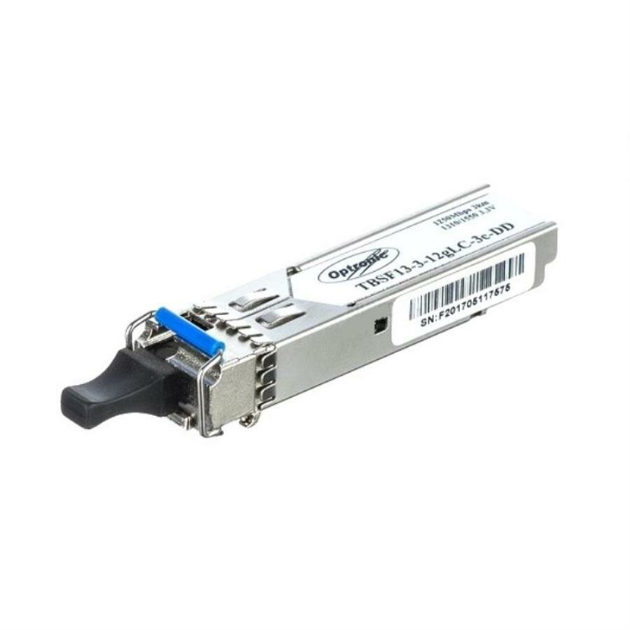 Optronic TBSF13-3-12gLC-3c-DD Модуль SFP WDM, 1.25Гбит/с, 1310/1550нм, 3км, DDM