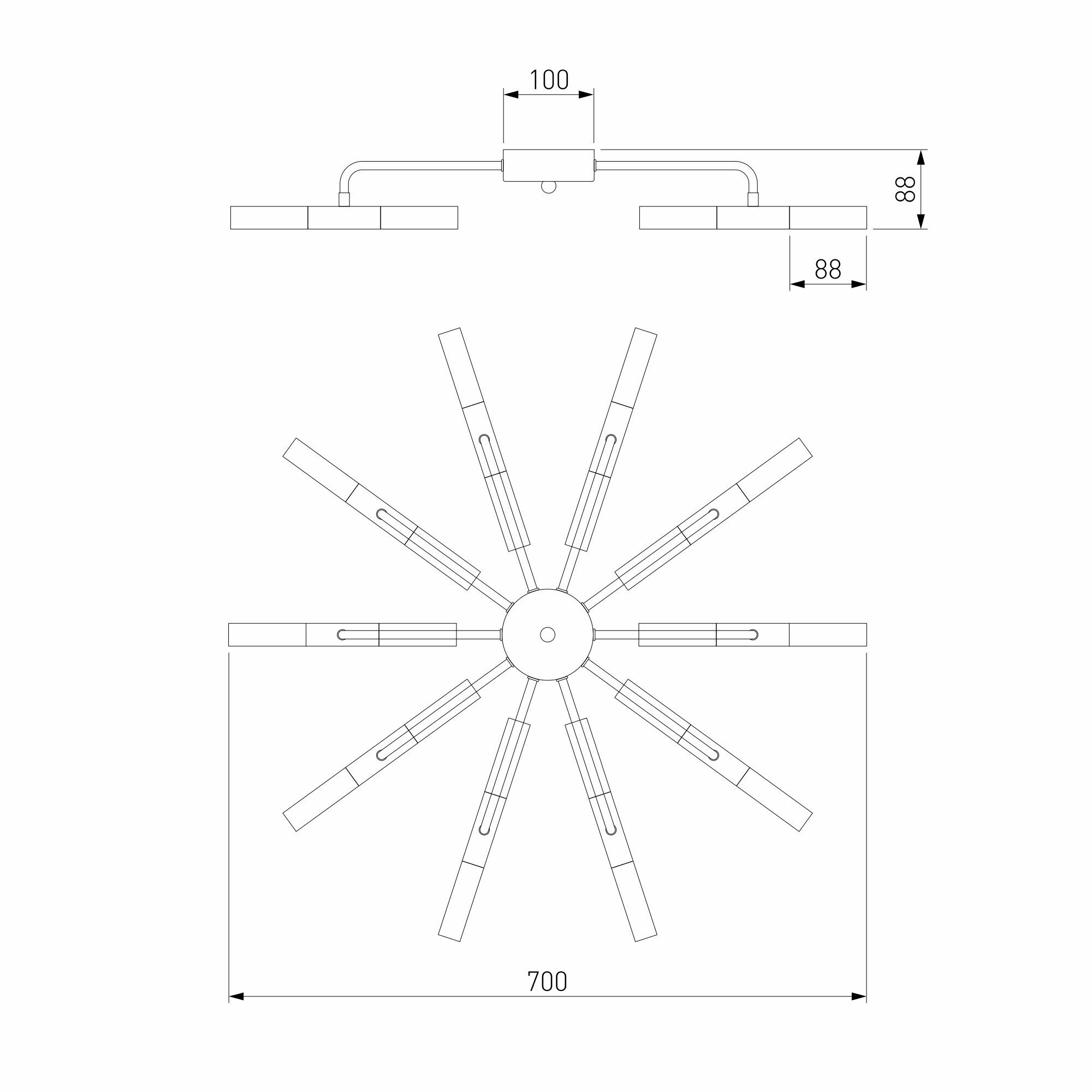 Люстра Bogates BASTONE 347 4690389170324 Bogate's - фото №6