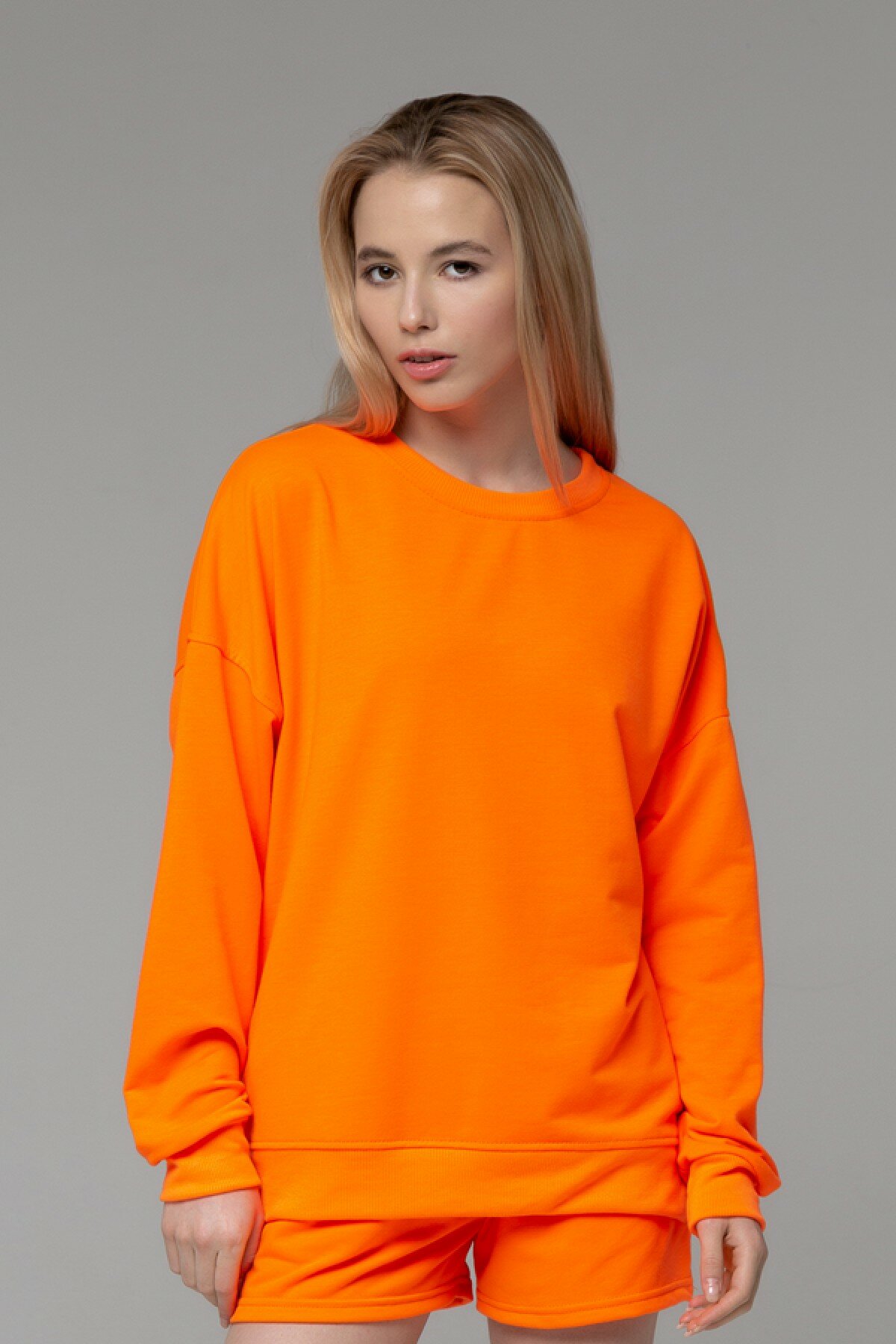 Свитшот Магазин Толстовок, размер S-40-42-Woman-(Женский), , neon orange