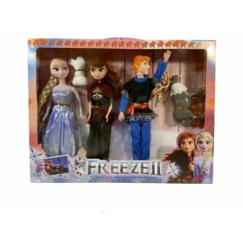 Игровой набор Холодное сердце Эльза Анна Кристофф Олаф Свен 40см 1420₽