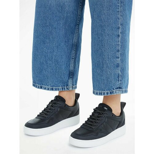 Кроссовки Calvin Klein Jeans, размер 41 EU, черный кроссовки calvin klein jeans basket cupsole bold mono bright white