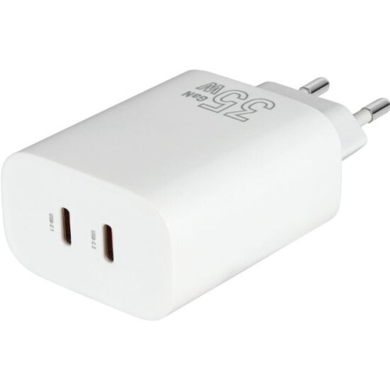 Сетевое зарядное устройство Tfn GAN C+C 35W, белый