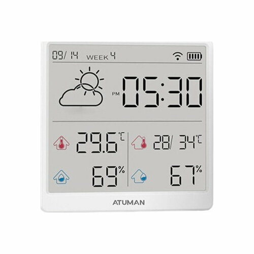 Датчик температуры влажности Atuman Duka TH3 1810₽