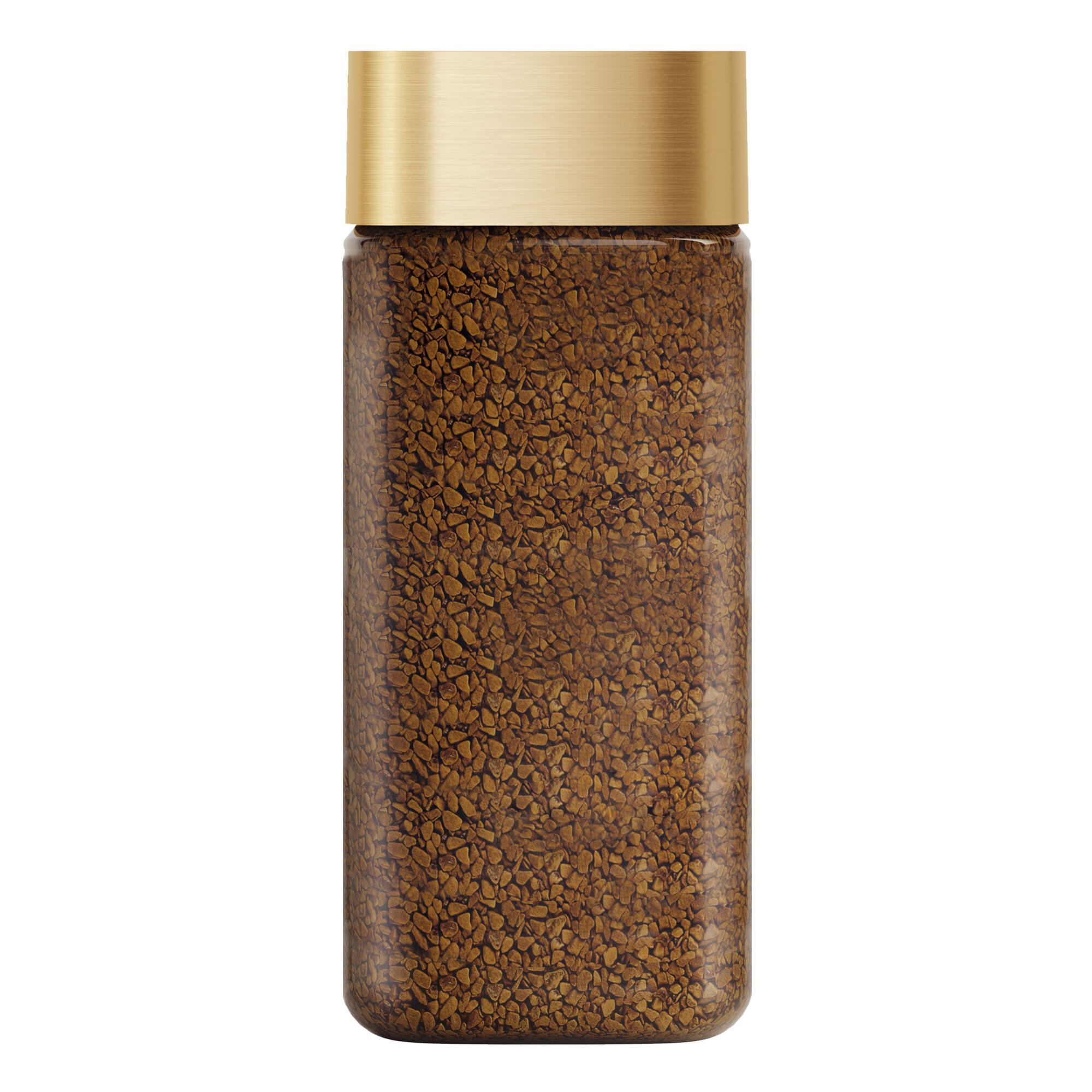 Кофе растворимый Nescafe Gold сублимированный с добавлением молотого, стеклянная банка, 95 г — фото 1
